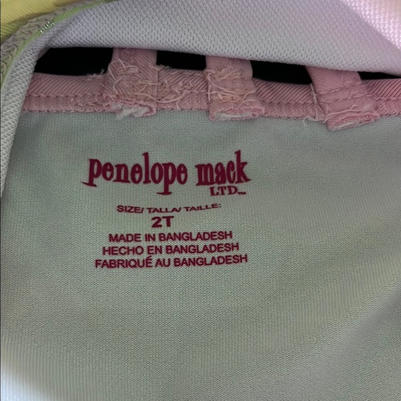 Penelope Mack Iridescent Kids Swim Bikini - Pink and Green - Picture 4 of 4